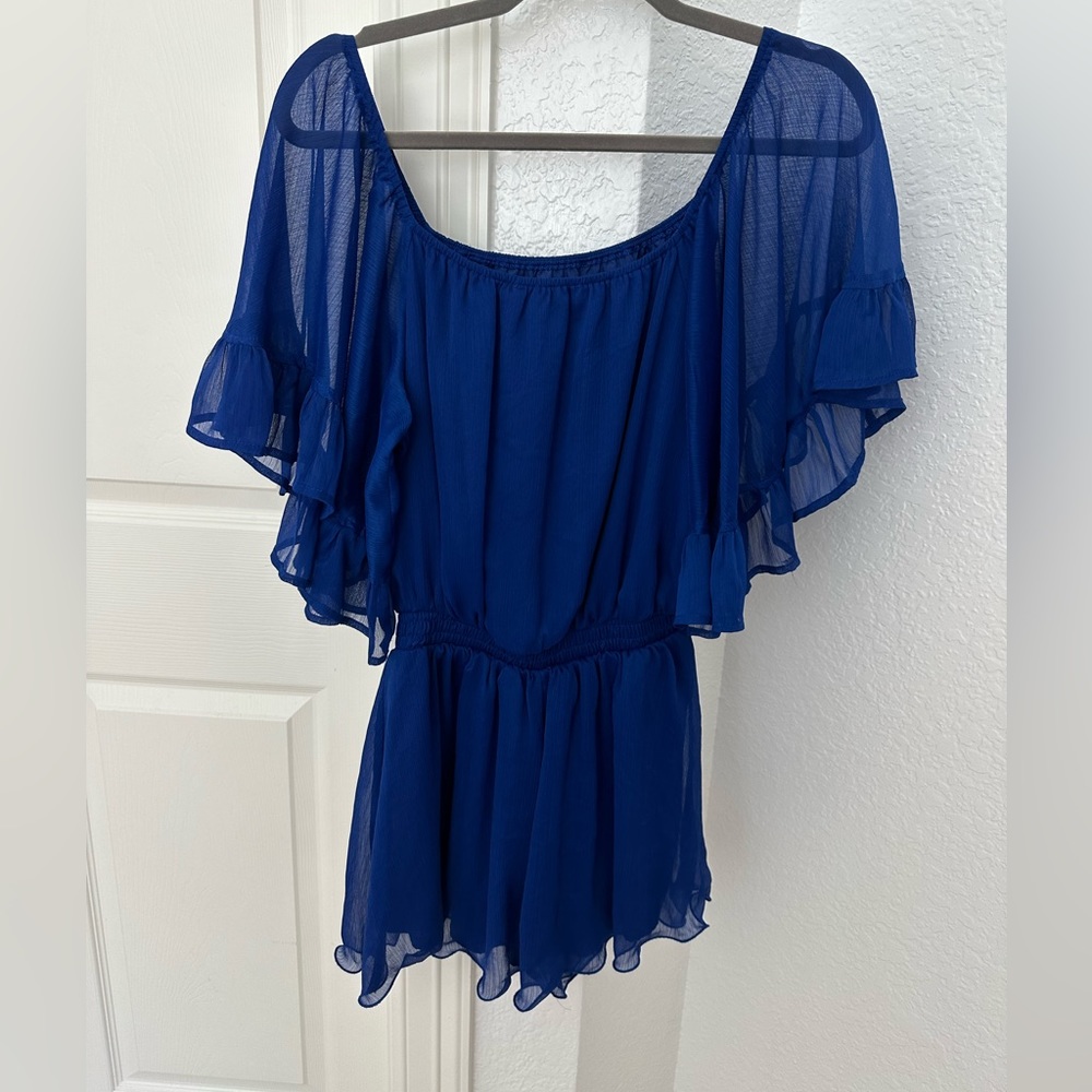 Endless Rose Royal Blue Romper
